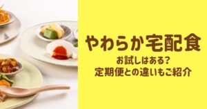 やわらか宅配食のお試し