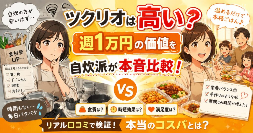 ツクリオは高い？